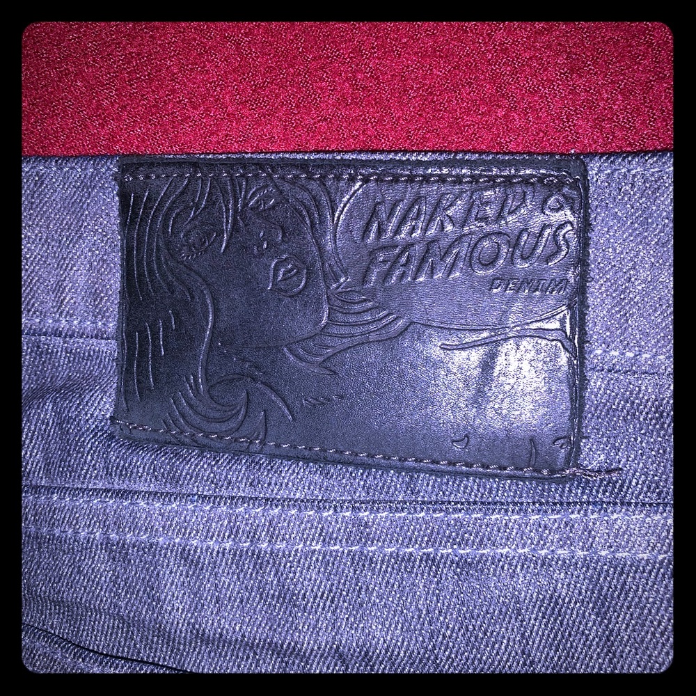 RARE Authentic Naked and Famous Glow In The Dark